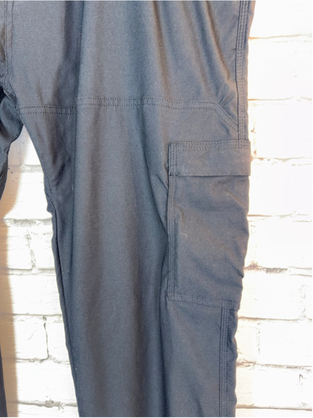 Men's prAna Cargo Pants size 42x34 Black Adjustable Waist Zion Slim Pants NEW - Picture 9 of 16